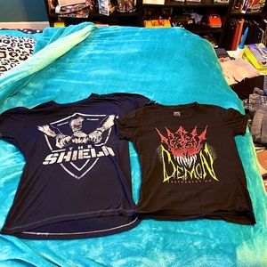 WWE Shield and Finn Balor T-shirts